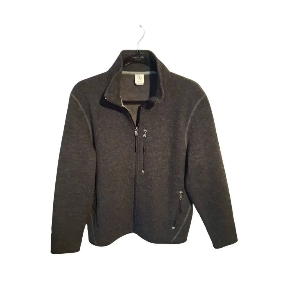 Aigle Mens size Medium Full Zip Wool Outdoors Outerwear‎ Hiking Gorpcore Jacket